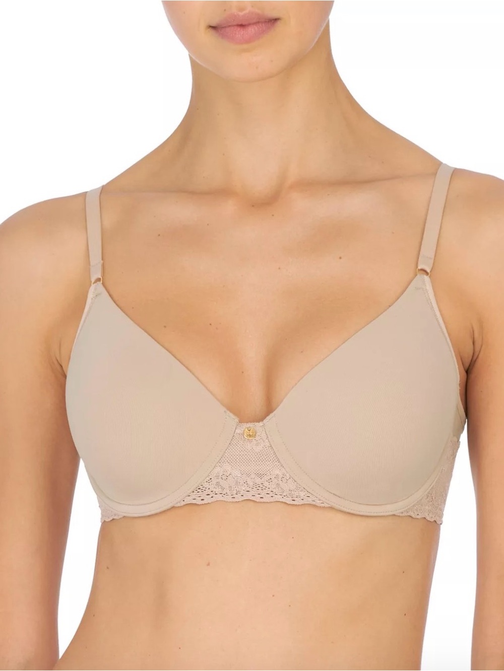 NWT Natori Bliss Perfection Contour Underwire Bra- 721154-Color: Cafe Size 36C